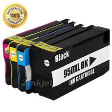 4pk 950XL 951XL Compatible Ink Cartridge For HP OfficeJetPro 8600 8610 8620 8625