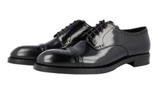 PRADA High End Welt Sewn Cap Toe Dress Shoes 2EA134 Black NEW - US 11 EU 44