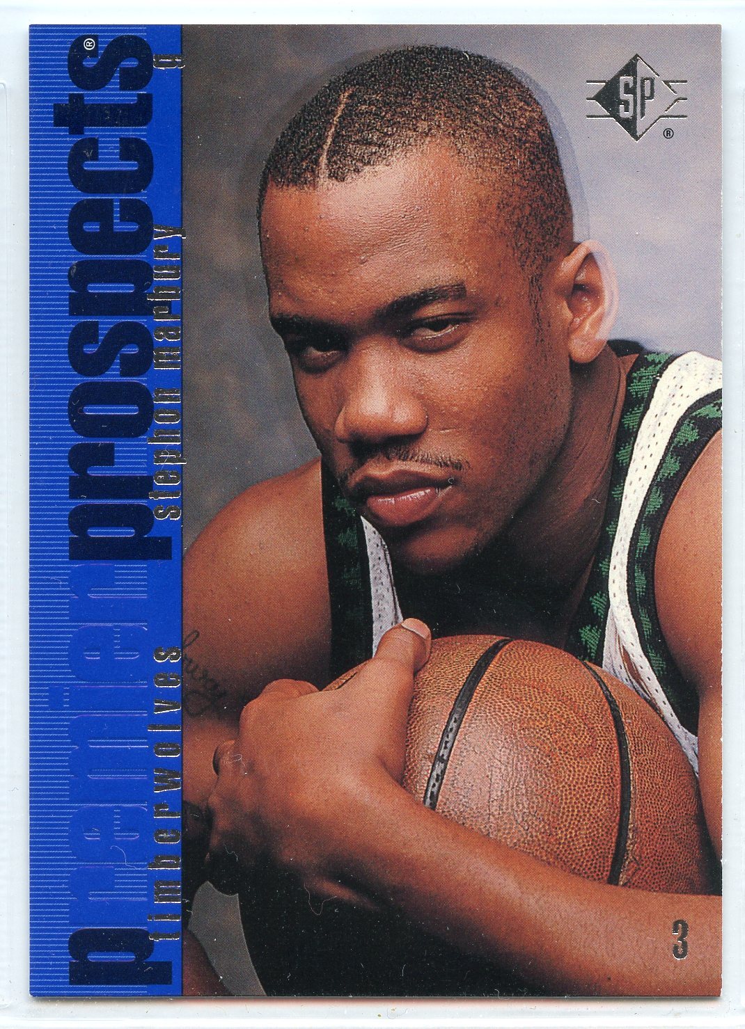 1996-97 SP Basketball - Rookie - #137 - Stephon Marbury - Timberwolves
