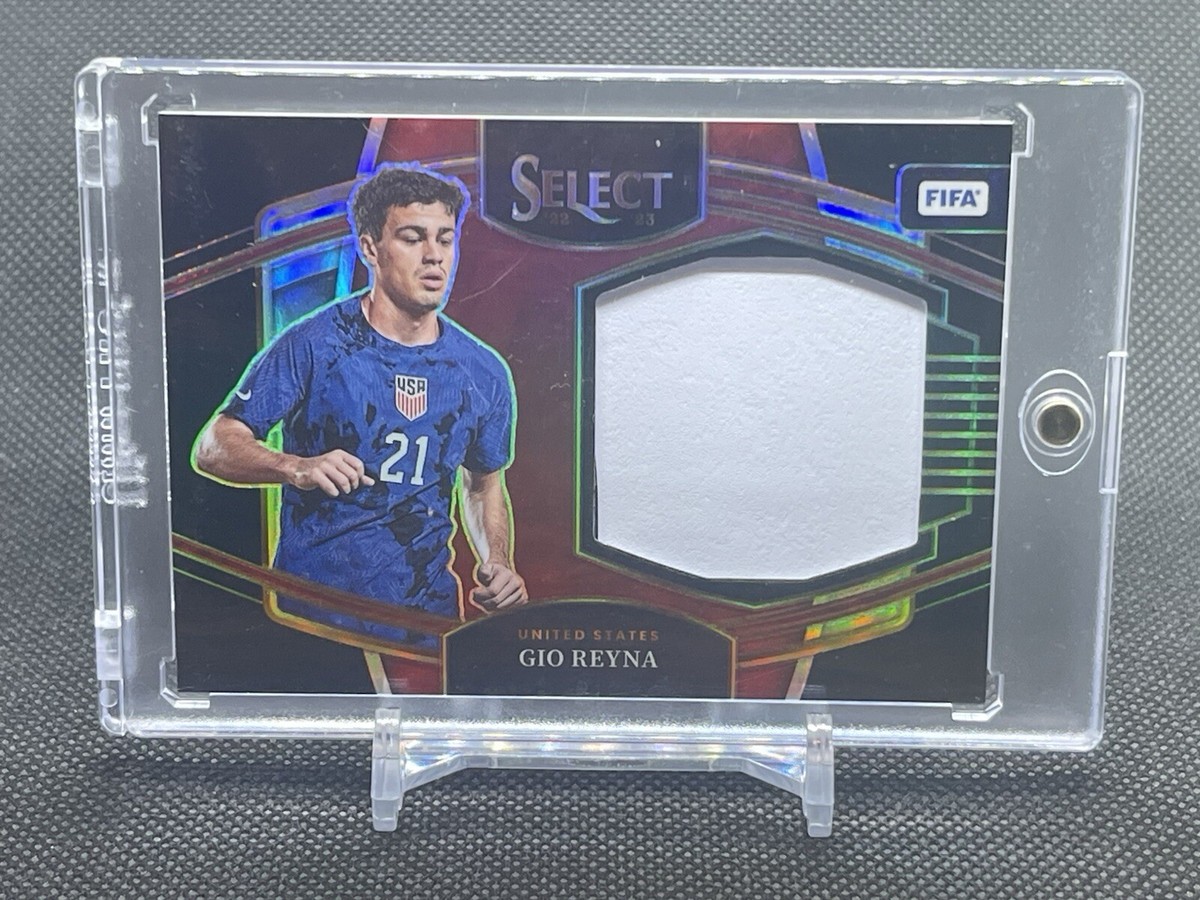 世界1枚限定！PANINI 1of1 REYNA レイナ ジャージカード 2022-23 Panini Select Giovanni Reyna 1/1 Black Prizm Memorabilia