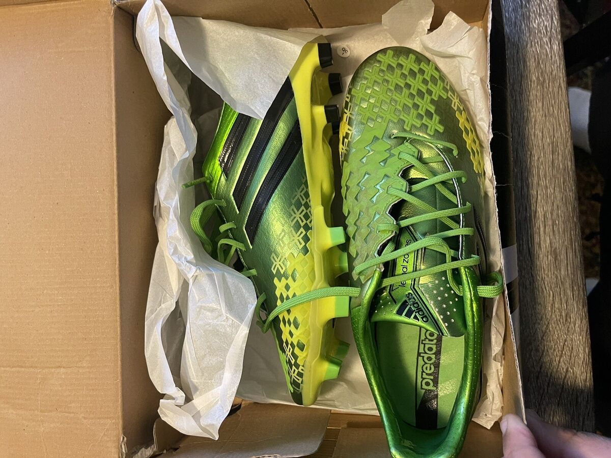 Adidas Predator LZ TRX FG World Cup 2014 Brazil Green/Gold Adidas Predator LZ TRX FG World Cup 2014 Brazil Green/Gold