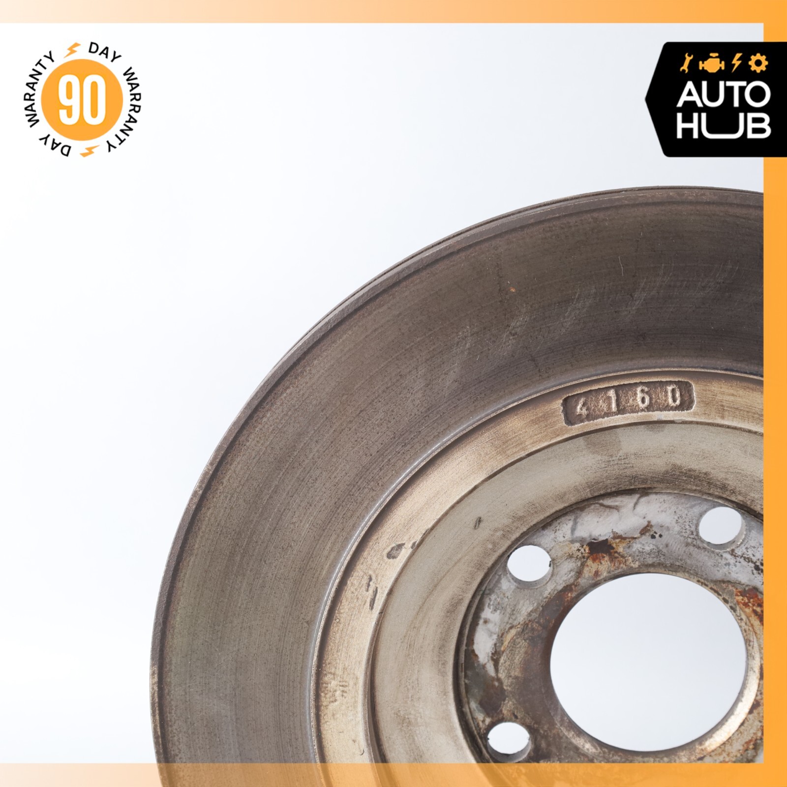 03-18 Bentley Continental Flying Spur Rear Left & Right Brake Rotors Disc OEM