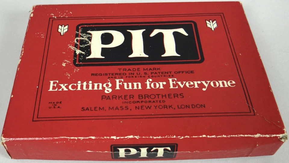 Antique Vtg Pit Card Game 1919 Finance Stock Exchange Game Complete Box Instruct - Image 4 of 4