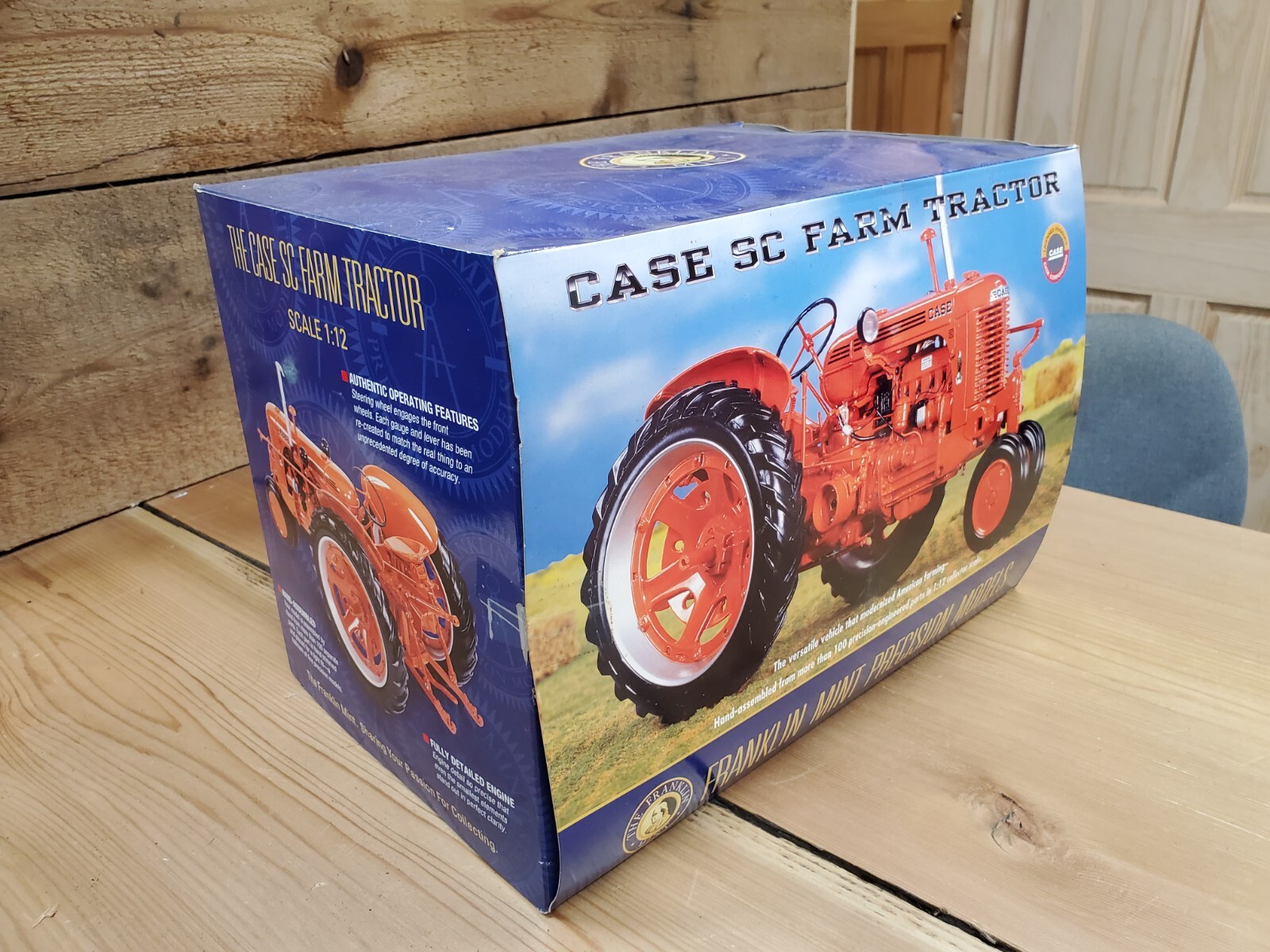 Franklin Mint Precision Models 1/12 Case SC Farm Tractor eBay