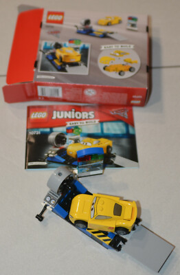 LEGO JUNIORS easy to build Cars 10731 Cruz Ramirez Rennsimulator EOL