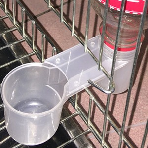 1pc Plastic Water Bottle Auto Bird Feeder Drinker Cup For Dove
