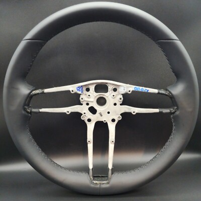Porsche Steering Wheel Frame OEM Leather Simple Version 2020 2024 No Heat