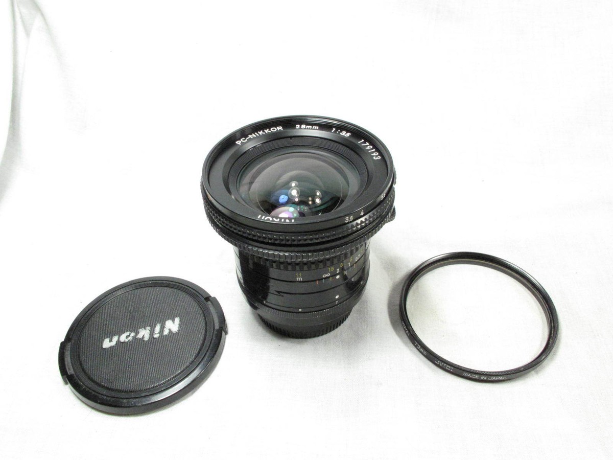 NIKON PC NIKKOR 28mm 3.5 SHIFT LENS W/CAPS L@@K | eBay
