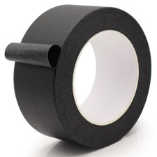 Masking Tape 2 Inch Wide, Black Painters Tape, Multi - Use Tape for Home Wall
