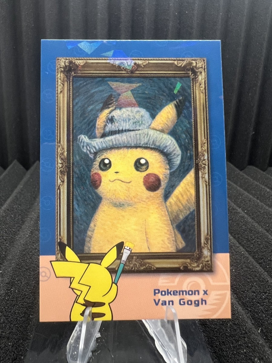 Pikachu Van Gogh - Cracked Ice Holo - Electric Pikachu Card