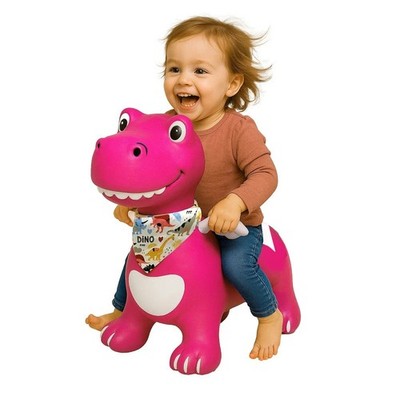 JAMARA - HoppyDoo Winged Dinosaur Jumping Animal, Pink with Pump - - ...