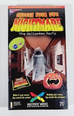Choose Your Own Nightmare The Halloween Party CD-ROM FOR PC Horror - NOS SEALED