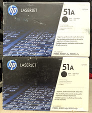 Lot of 2 OEM Genuine HP LaserJet Q7551A 51A Black Toner P3005 M3027 M3035 mfp