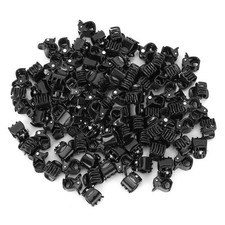 Mini Hair Clips, 100Pcs Black Plastic Mini Clips, Small Claws Hair Clip Clamp...
