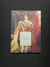 2018 The Bar Pieces Of The Past King George IV Handwritten Relic Document
