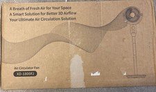 Standing Fan for Bedroom, 79ft Airflow Whisper Quiet Pedestal Fans with 3 Modes