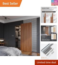 38inch Concealed Sliding Barn Door Hardware with Soft Close Mechanism, Alumin...