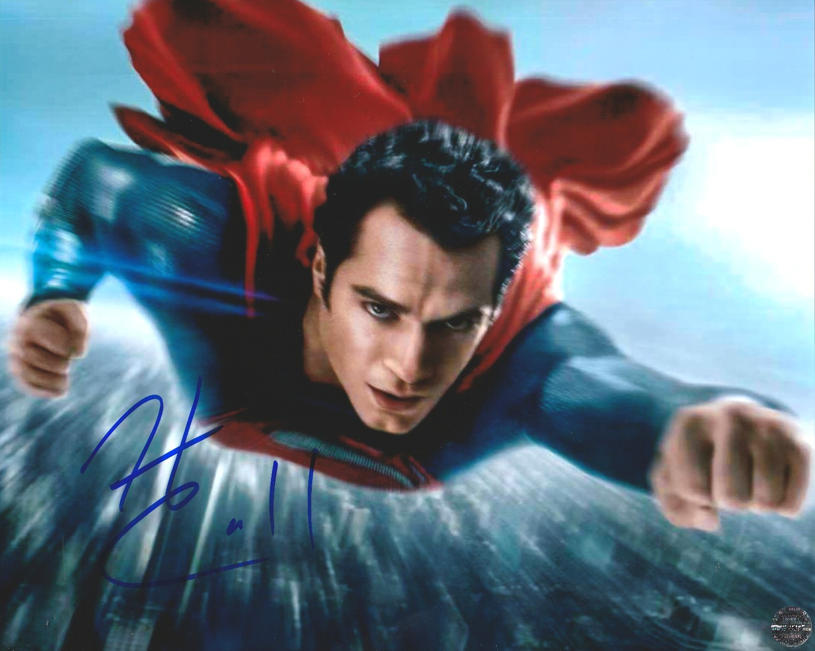 Henry Cavill Autographed Signed Superman 8x10 Photo with COA/Matching Hologram