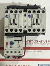 ALLEN-BRADLEY 104-C12D22 REVERSING 7.5HP MOTOR STARTER w/193-EECB 1-5A O.L.