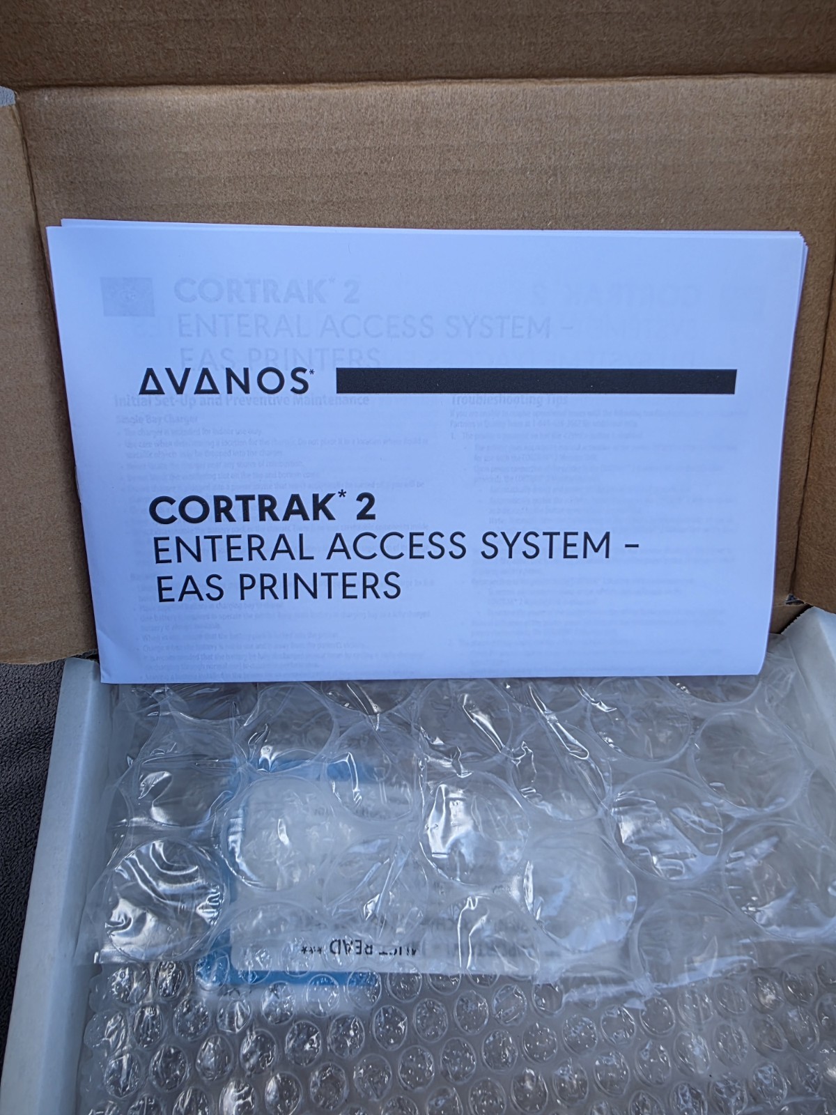 New CORTRAK  Enteral Access System Printer Battery (20-0926)  Printer Battery 