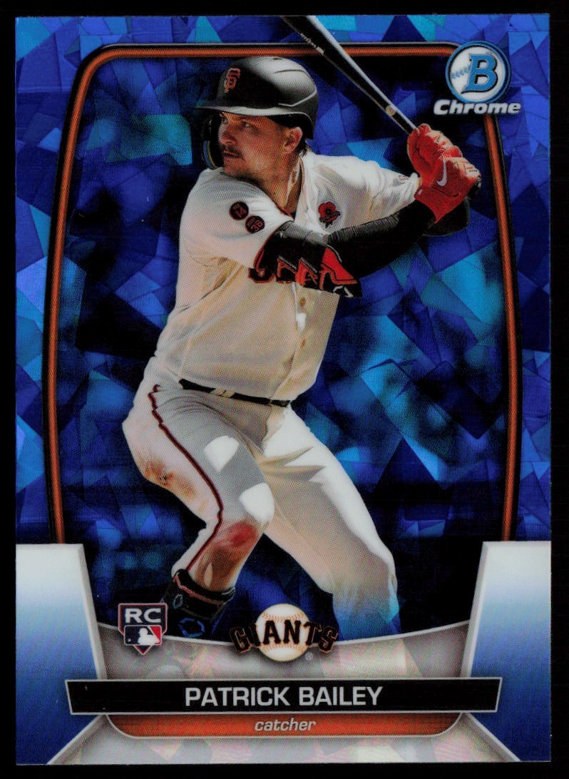 PATRICK BAILEY 2023 BOWMAN CHROME SAPPHIRE RC SAN FRANCISCO GIANTS #60