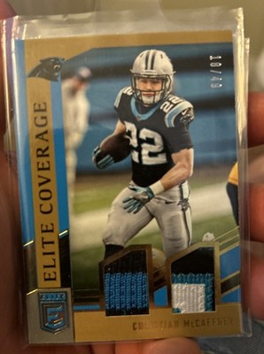 2018 Donruss Elite - Elite Coverage Christian McCaffrey #EC-11 Prime /49 (MEM)