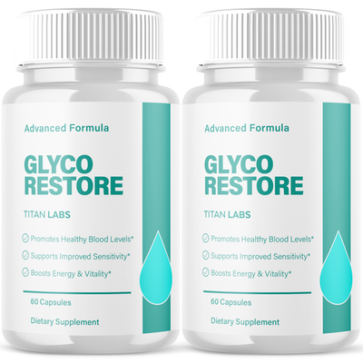 #ad 2 Pack Glyco Restore Advanced Blood Support Formula GlycoRestore 120 Capsules $29.95