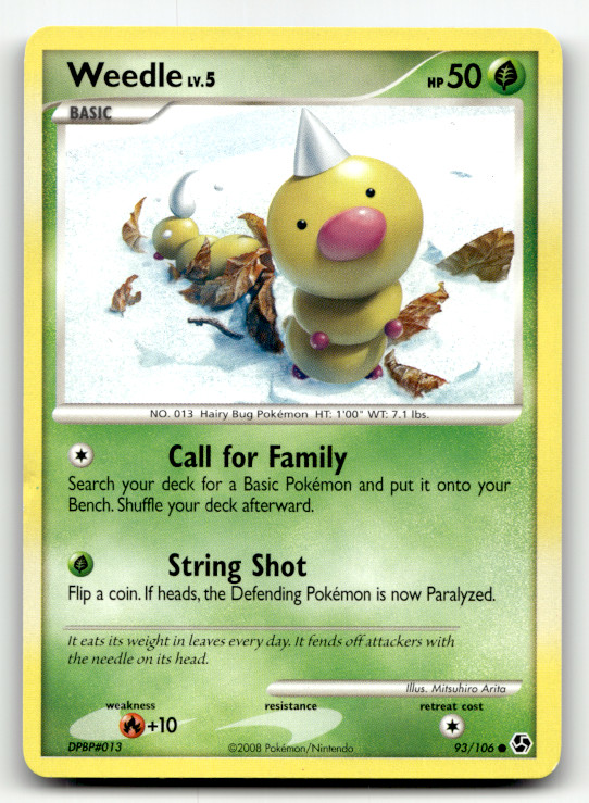 Weedle 93/106 Normal Common Great Encounters LP