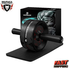 Ab Roller Wheel with Knee Pad  Core  Abs Workout Equipment for Home Gym