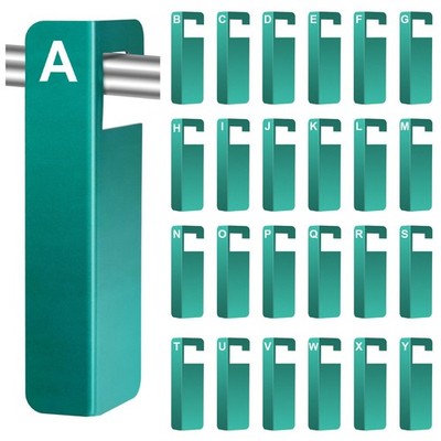 Sayglossy 25 Pcs A-Y Alphabet Dividers PVC Hanging File Cabinet Dividers 6x1....