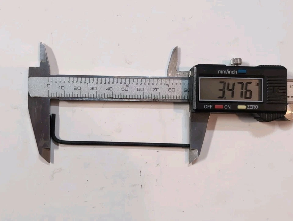 3/32 BALL END LONG ARM ALLEN HEX KEY [ALLEN 59306] 3/32" .0937 (QTY: 1) USA NOS - Image 3 of 4