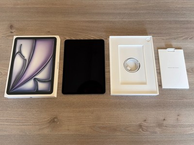 Original APPLE iPad Air 11 Zoll WiFi 6. Gen M2 128GB Grau Wie Neu mit OVP 128 GB