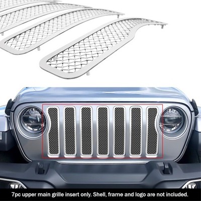 2020-2021 Jeep Gladiator Stainless Steel Polished Finish 1.8 Mm Wire Mesh Mes...