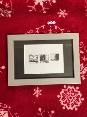 Kerry James Marshall Art Print Framed America Ethnic Art ,Rare Miniature