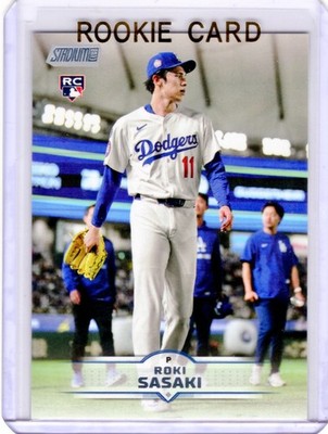 2025 Topps Stadium Club ROKI SASAKI #187 RC Rookie Dodgers - QTY Disc. Avail.