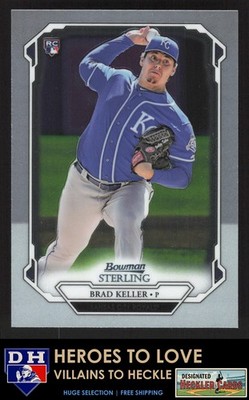 2019 Bowman Sterling Brad Keller #BSR-58 Kansas City Royals RC