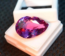 10 Ct Natural Color Change Pear Cut CERTIFIED Alexandrite Loose Gemstone AA 