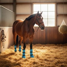 Pferde-Hufeinweichstiefel auslaufsicher Hufeinweichbeutel faltbar f&uuml;r Reitplatz