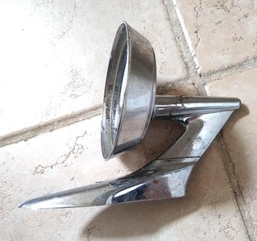Vintage 1950s 60s Side View Mirror Buick Packard Hudson Dodge Chevy Nash Rat Rod