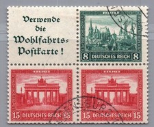 Dt. Regroupement Reich Michel numéro W38 / S 84 oblitéré
