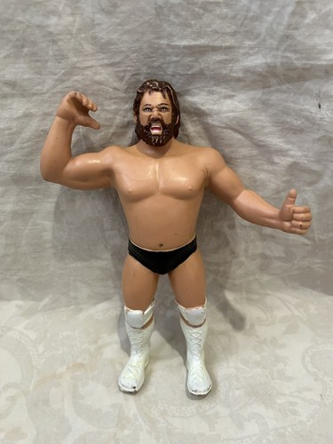 Vintage WWF LJN Hacksaw Jim Duggan Rubber Action W...