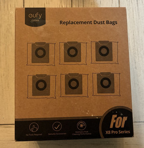 Eufy Robotic Vacuum Dust Bags Non Woven Fabric Bag Replacement X8 Pro 5 Bags