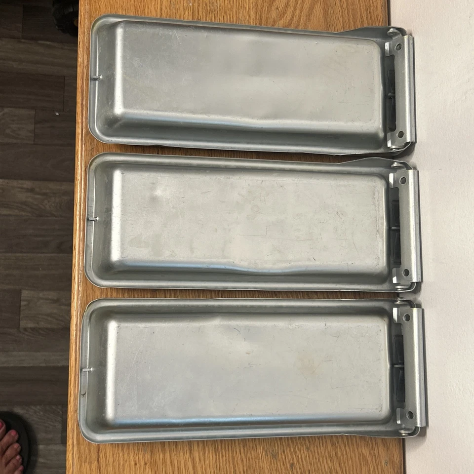 Винтажный Frigidaire льда куб лотки (3) алюминия металла 14 куб «Quickube» зима - Изображение 4 из 4