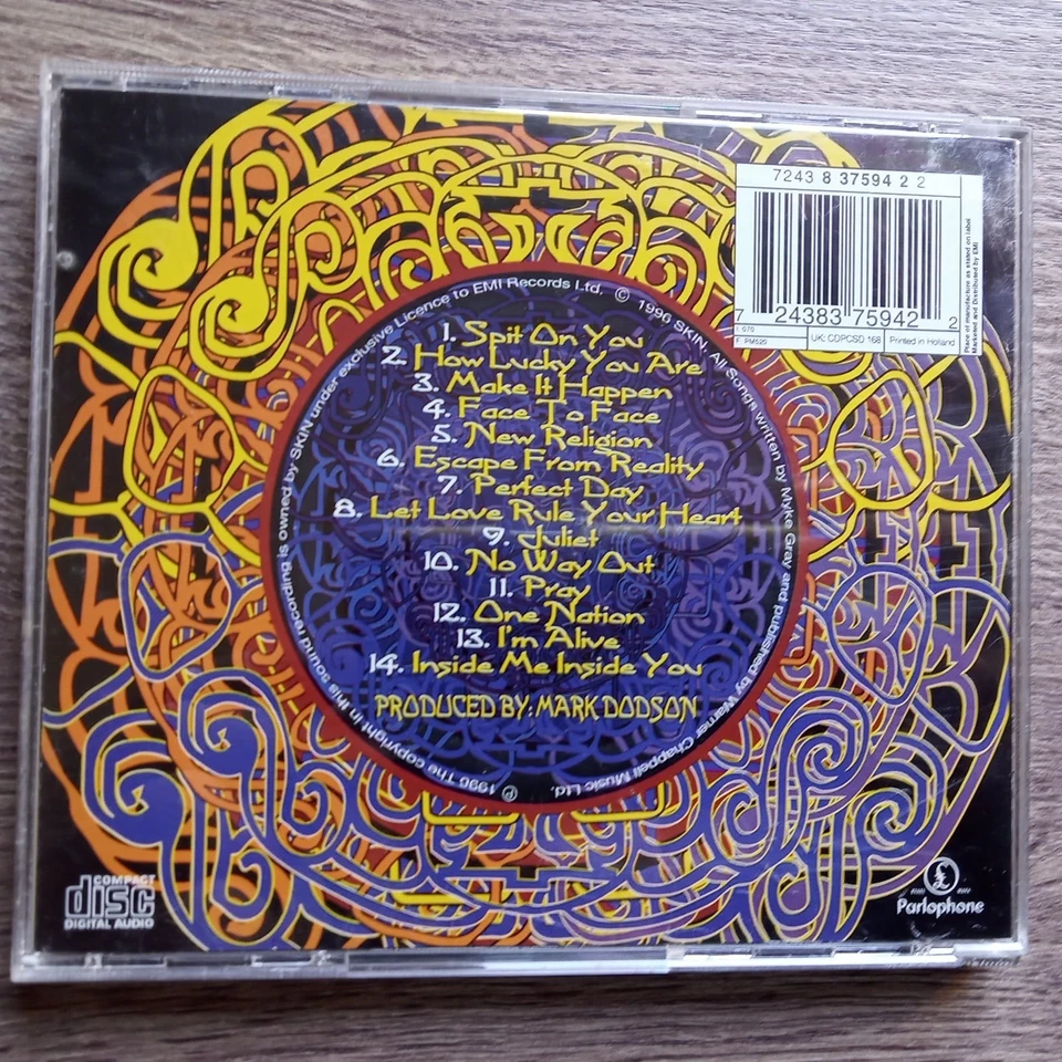 SKIN – Lucky‎ - CD 1996 - Bild 2 von 2