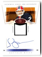 2004 Fleer Hot Prospects J.P. Losman Auto Patch #82 /350 RC Bills