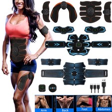 Cintur n estimulador muscular abdominal EMS, tonificador el ctrico para abdomen