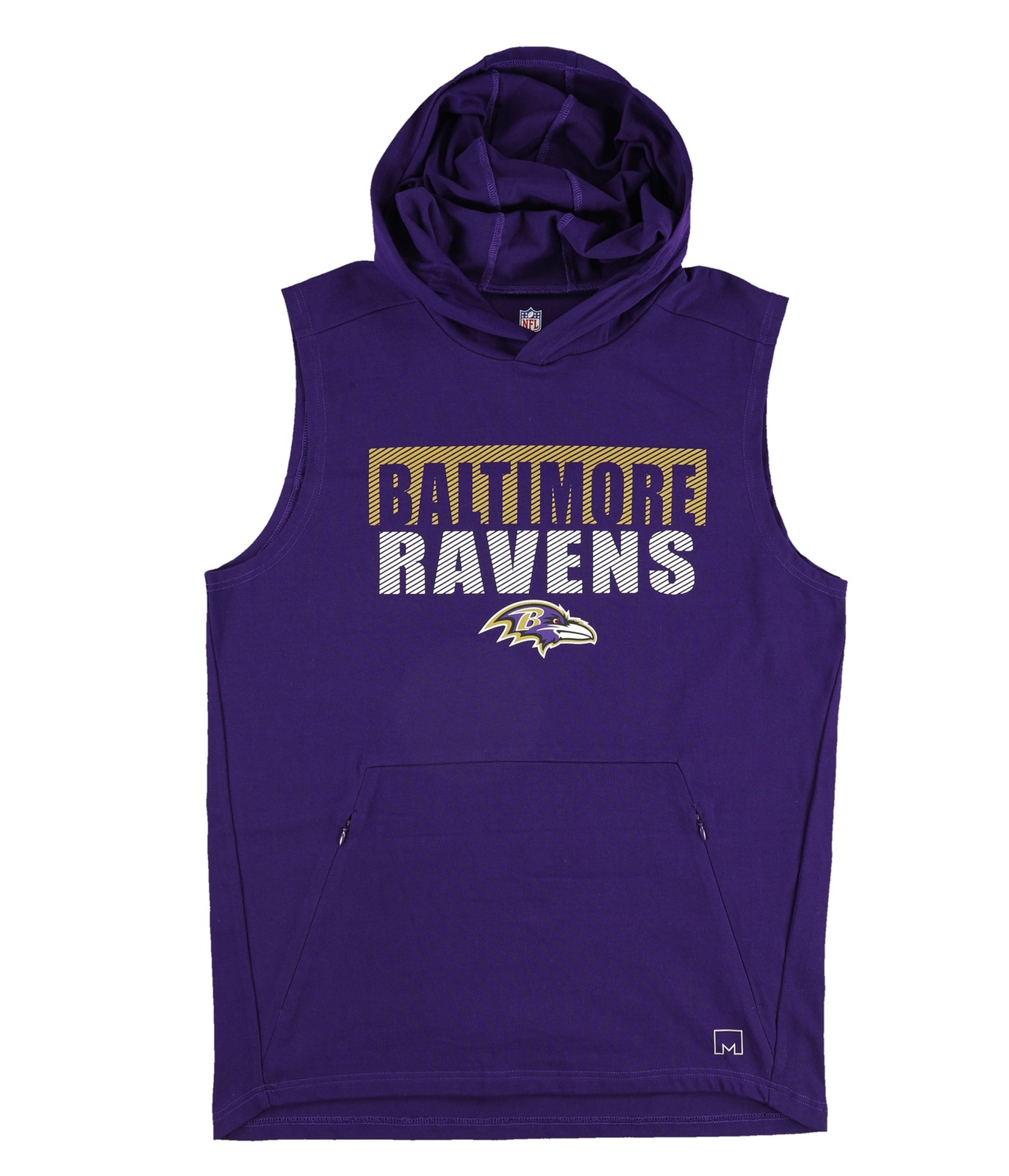 G-III Sports Mens Baltimore Ravens Hoodie Sweatshirt Purple Large 6390₽