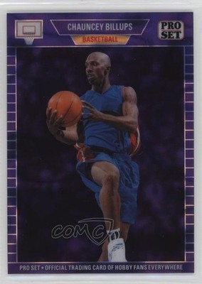2024 Leaf Collective 1989 Pro Set Purple Lava 1/1 Chauncey Billups HOF 9cf