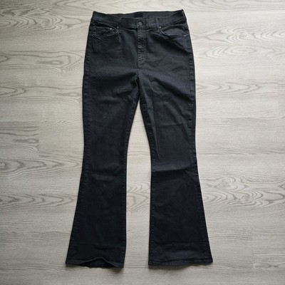 Mother The Weekender Womens 33x30 Flare Jeans Not Guilty Wash Stretch Bootcut