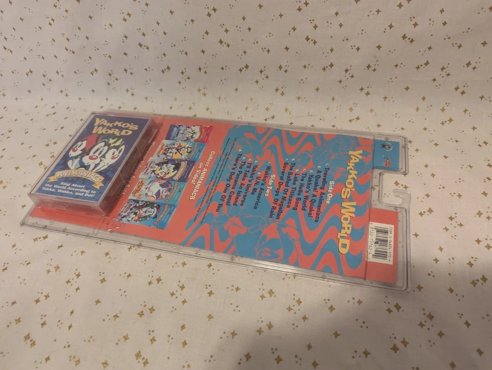 Yakko’s World Animaniacs Cassette 1994 Warner Yakko Wakko Dot Sing About - Image 3 of 4